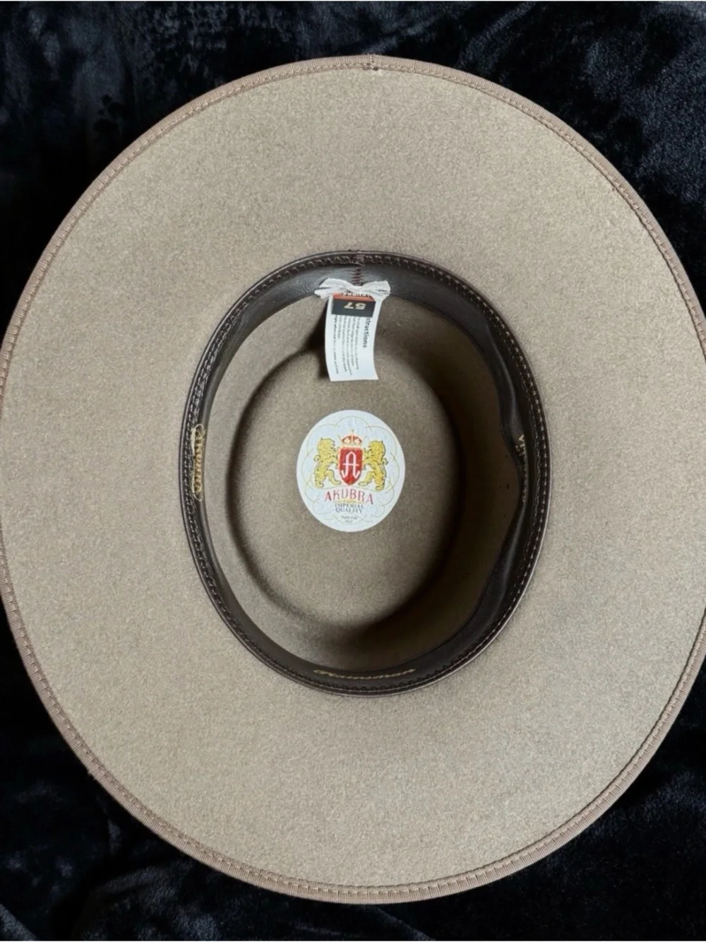 400 New Akubra Plainsman Fur Felt Western Cowboy Bush Hat Handmade in Australia - Picture 5 of 7